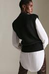 KarenMillen Embroidered Knitted Tabard thumbnail 3