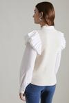 KarenMillen Pleated Shoulder Detail Knitted Tabard thumbnail 3