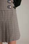 KarenMillen Petite Country Check Pleated Kilt Skirt thumbnail 2