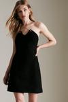 KarenMillen Chain And Eyelet Boucle A Line Dress thumbnail 1