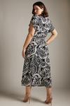 KarenMillen Plus Size Batik Print Long Woven Wrap Dress thumbnail 3