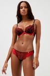 KarenMillen Embroidery And Lace Thong thumbnail 1