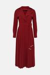 KarenMillen Petite Tailored Long Sleeve Pleated Midi Trench Dress thumbnail 4