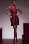 KarenMillen Geo Guipure Lace Woven Mini Dress thumbnail 1
