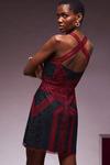 KarenMillen Geo Guipure Lace Woven Mini Dress thumbnail 3