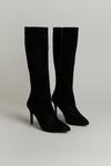 KarenMillen Suede Pointed Long Heeled Boot thumbnail 2