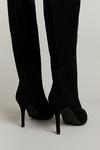 KarenMillen Suede Pointed Long Heeled Boot thumbnail 3