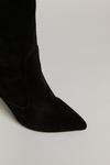KarenMillen Suede Pointed Long Heeled Boot thumbnail 4