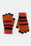 KarenMillen Stripe Knitted Trimmed Gloves thumbnail 1