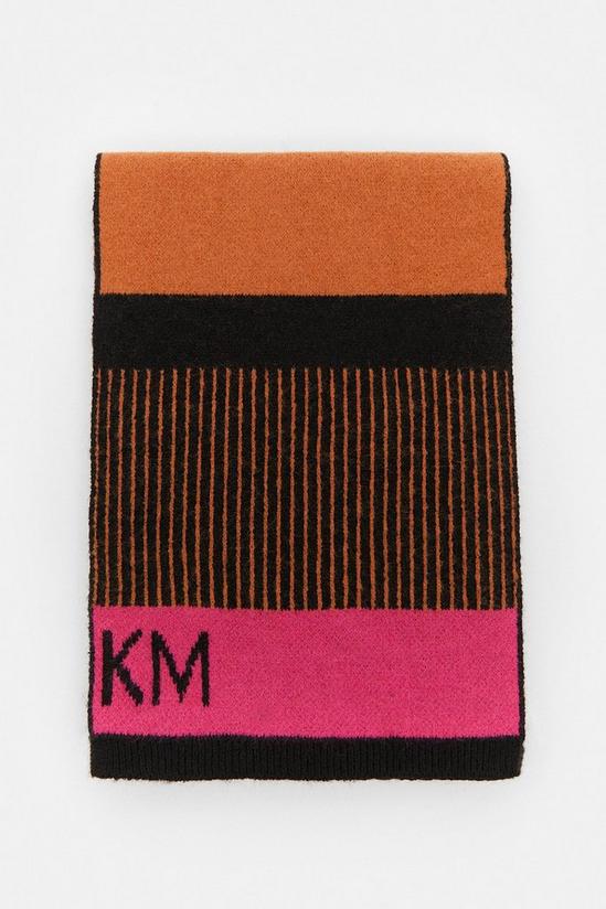 KarenMillen Stripe Knit Scarf 1