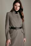 KarenMillen Country Check Investment Notch Neck Coat thumbnail 2