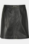 KarenMillen Lydia Millen Plus Size Leather Mini Skirt thumbnail 4