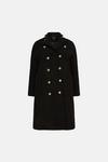 KarenMillen Curve Boucle Double Breasted Coat thumbnail 5