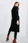 KarenMillen Wool Rich Button Belted Double Breasted  Coat thumbnail 3