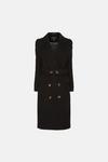 KarenMillen Wool Rich Button Belted Double Breasted  Coat thumbnail 5