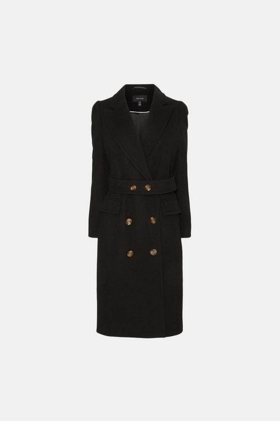 KarenMillen Wool Rich Button Belted Double Breasted  Coat 5
