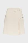 KarenMillen Buckle Detail Pleated Mini Skirt thumbnail 4