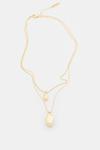 KarenMillen Gold Plated Layered Necklace thumbnail 3