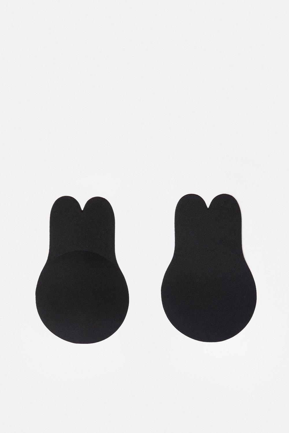 KarenMillen Women's Rabbit Breast Lift Nipple Cover|Size: L|black