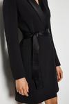 KarenMillen Tailored Tuxedo Wrap Mini Dress thumbnail 2