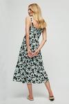 Dorothy Perkins Mint And Black Floral Strappy Sun Dress thumbnail 3