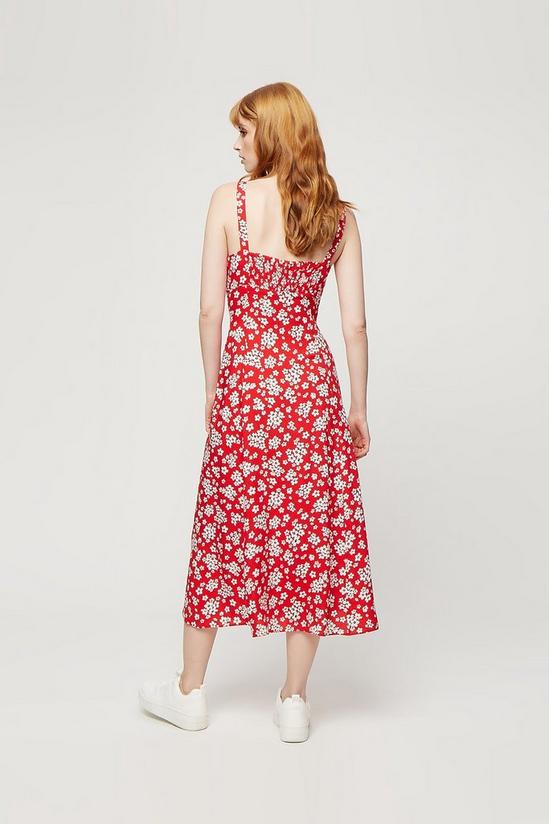 Dorothy Perkins Red Ditsy Strappy Sun Dress 3