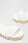 Dorothy Perkins White Roar Two Part Low Espadrille Wedge thumbnail 3