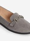 Dorothy Perkins Grey Suedette Lula Snaffle Loafer thumbnail 4