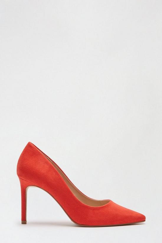 Dorothy Perkins Red Dash Pointed Court Shoe 1