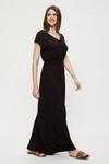 Dorothy Perkins Tall Black Wrap Maxi Dress thumbnail 2