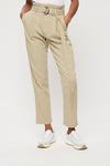Dorothy Perkins Khaki Casual Belted Trousers thumbnail 2