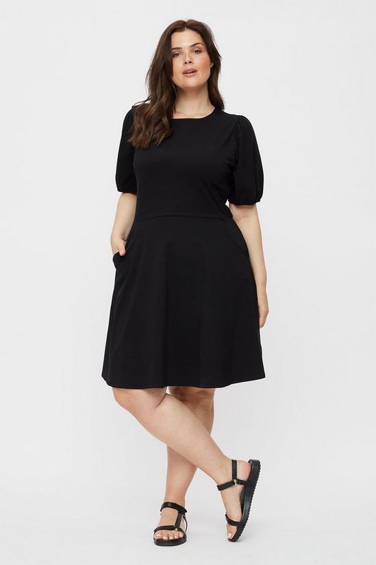 Dorothy Perkins Curve Black T-shirt Dress 2