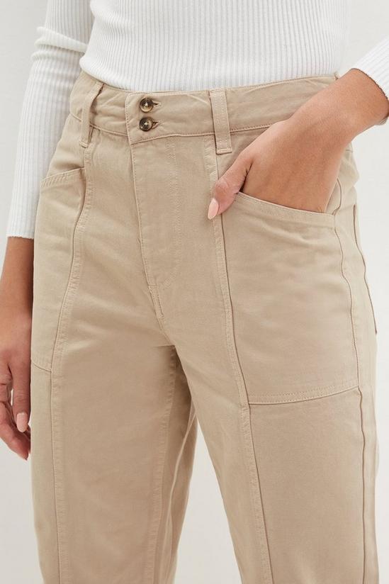 Dorothy Perkins Stone Casual Trousers 4