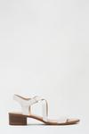 Dorothy Perkins Wide Fit White Comfort Saoirse Sandal thumbnail 1