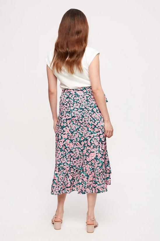 Dorothy Perkins Petite Pink And Green Skirt 3