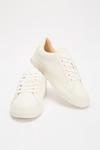 Dorothy Perkins White Infinity Lace Up Trainers thumbnail 4