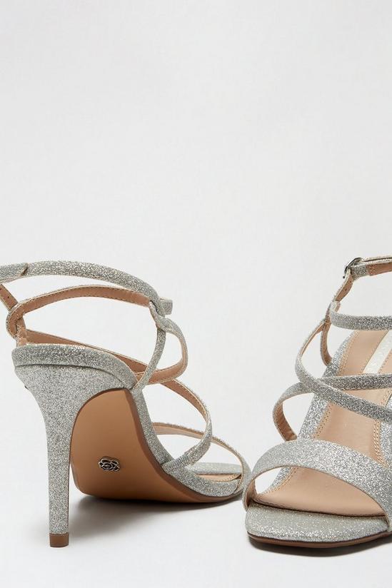 Dorothy Perkins Showcase Silver Snazzy Glitter Sandal 3