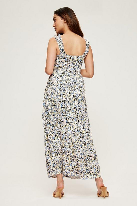Dorothy Perkins Petite Multi Floral Tiered Maxi Dress 3