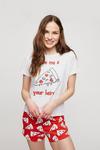 Dorothy Perkins Give Me A Piece Of Your Heart PJ Set thumbnail 1