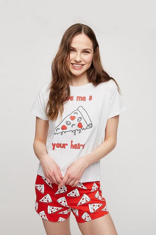 Dorothy Perkins Give Me A Piece Of Your Heart PJ Set 1