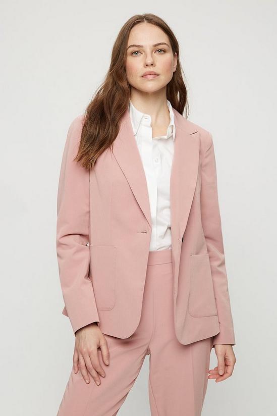 Dorothy Perkins Dusky Pink Tailored Single Breasted Jacket 1