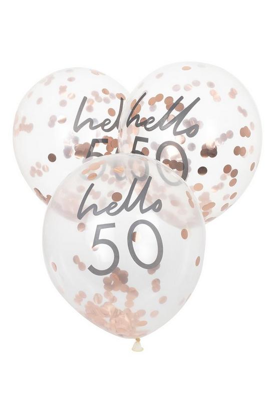 Dorothy Perkins Ginger Ray 'Hello 50' Confetti Balloons 1