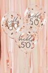 Dorothy Perkins Ginger Ray 'Hello 50' Confetti Balloons thumbnail 2