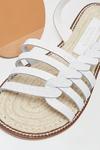 Dorothy Perkins Wide Fit Leather White Jelly Sandal thumbnail 4