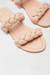 Dorothy Perkins Leather Pink Jodie Plaited Strap Sandal thumbnail 4