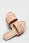 Dorothy Perkins Wide Fit Leather Pink Jangle Weave Sandal thumbnail 3