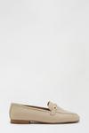 Dorothy Perkins Wide Fit Leather Cream Liza Snaffle Loafer thumbnail 1
