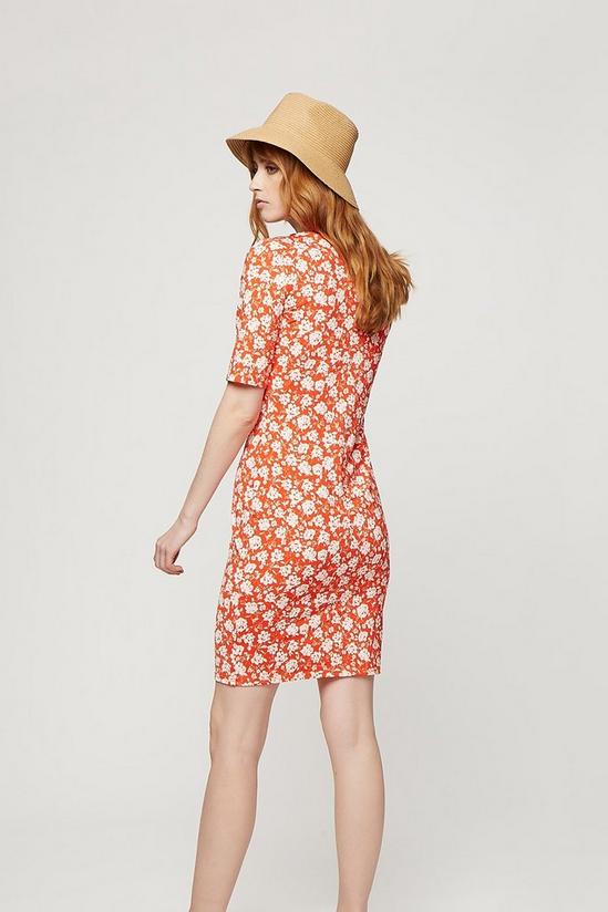 Dorothy Perkins Red Floral Bodycon Dress 3