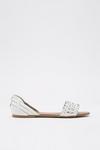 Dorothy Perkins Leather White Jingly Weave Sandals thumbnail 2