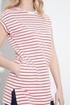 Dorothy Perkins 2 Pack Longline T-shirt Navy/red Stripe thumbnail 5